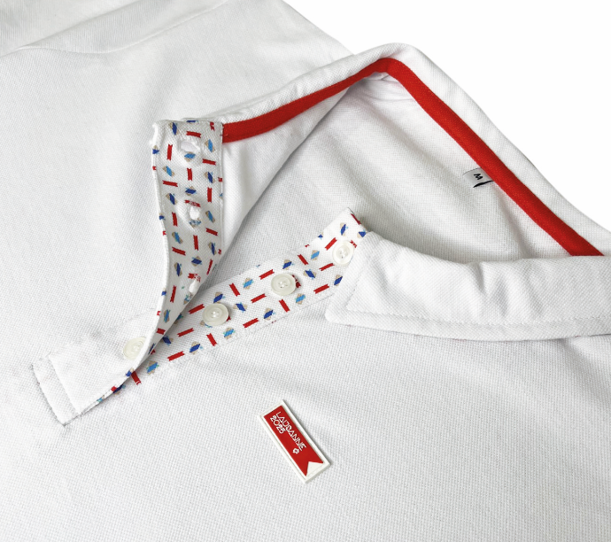 Polo homme | Logo Blanc