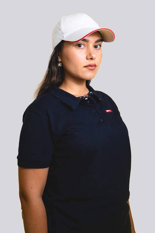 Polo femme | Logo Navy