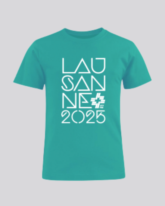 T-shirt enfant | Lausanne 2025 Turquoise